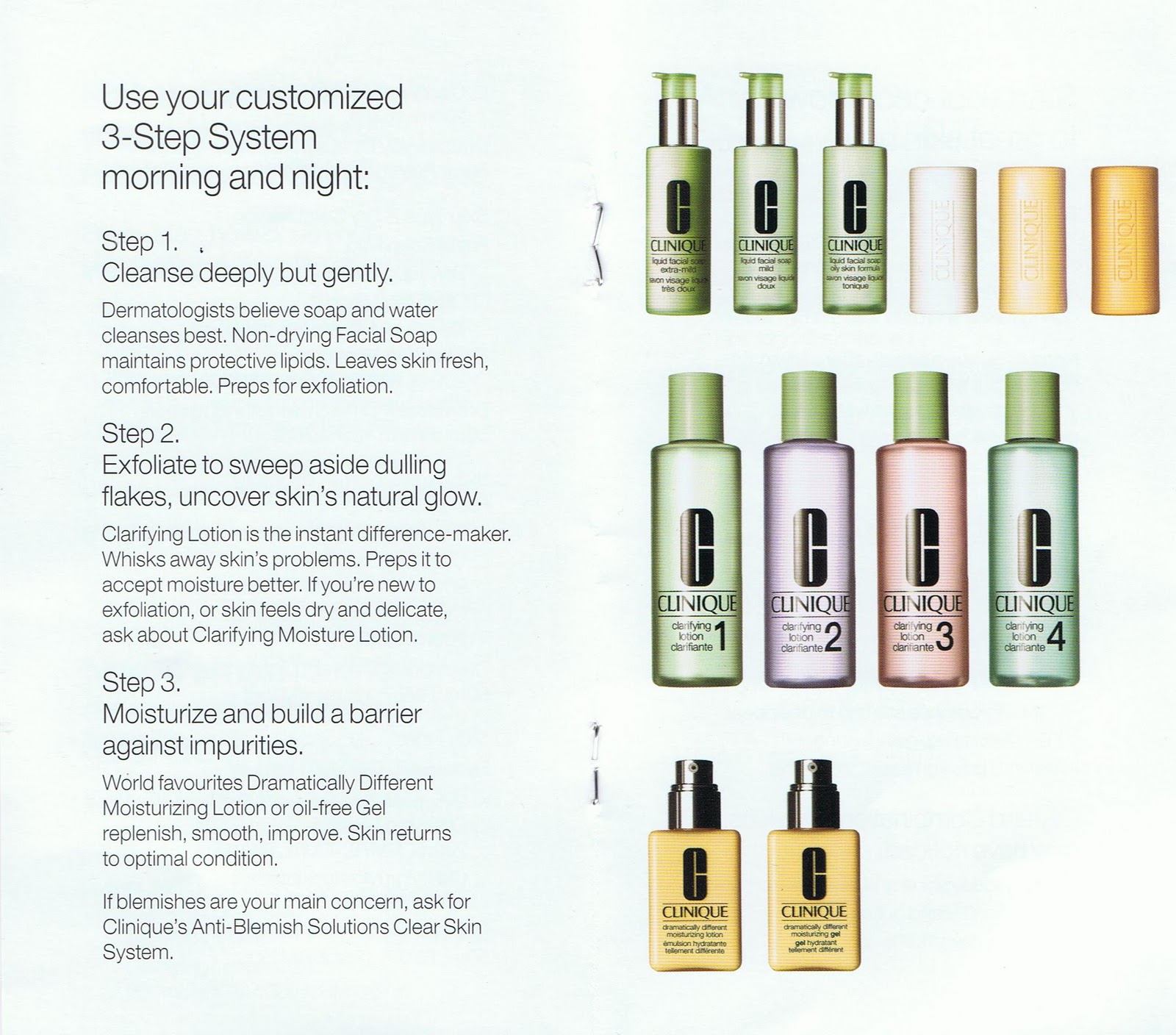 Iera-My Beautiful Life: CLINIQUE 3 STEPS SKIN CARE INFORMATION AND ...