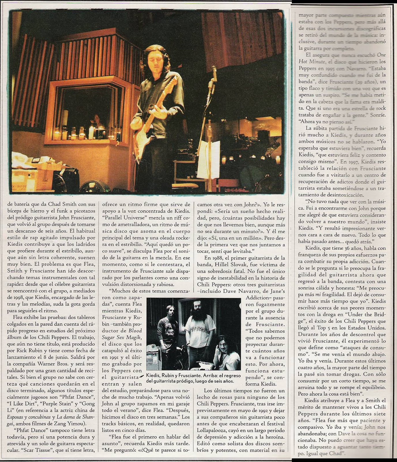 abril 2010 Red Hot Chili Peppers