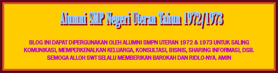Alumni SMPN Uteran 1972