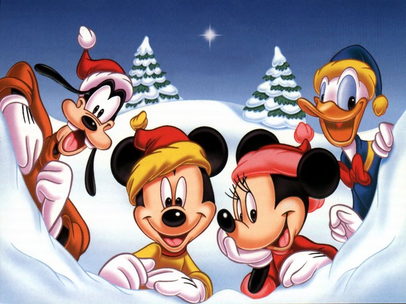 clipart mickey mouse christmas - photo #44