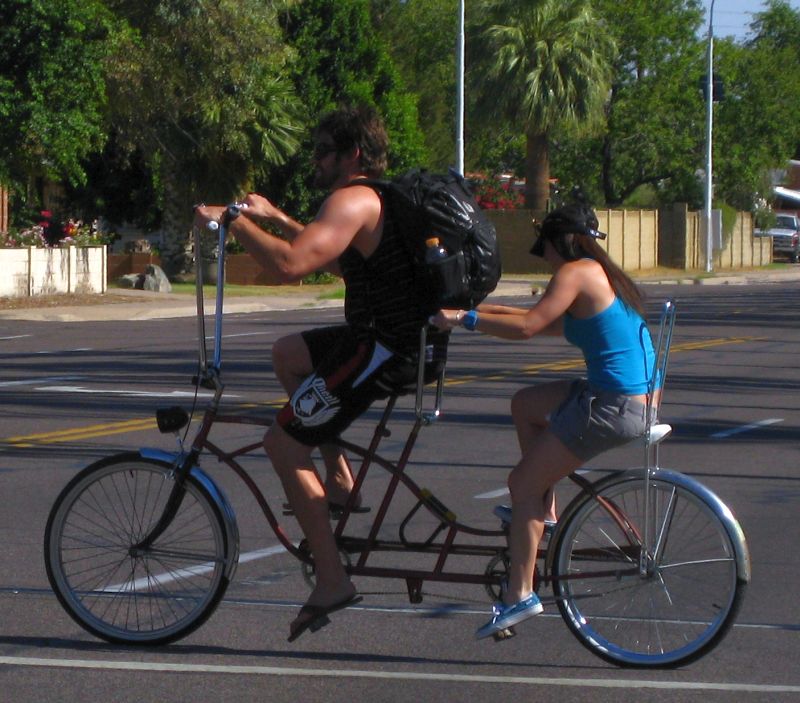 can you ride a tandem bike alone