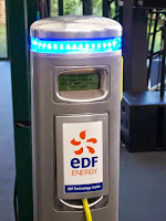 borne recharge EDF PLC voiture electrique