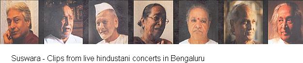 SuSwara - Clips from live hindustani concerts in Bengaluru