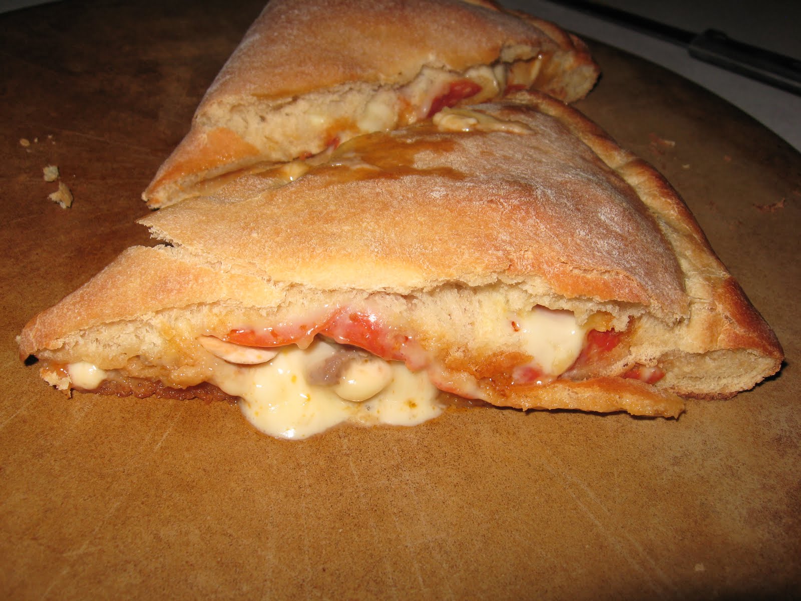 Lauren's Kitchen Mushroom, Sausage & Pepperoni Calzones