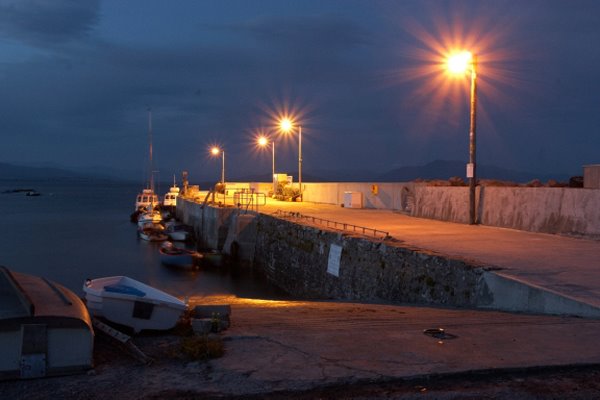 A beautiful evening on a pier in Caherdaniel