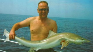 A 35lbs tope nearby Dolus Head in 2007