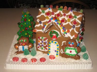 Gingerbread House made on December 24, 2009