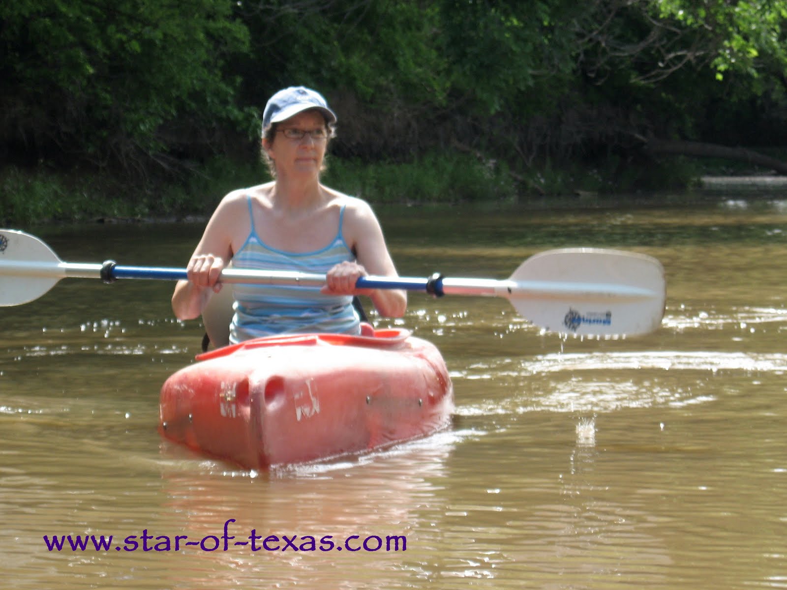 Canoe the Pecan Bayou