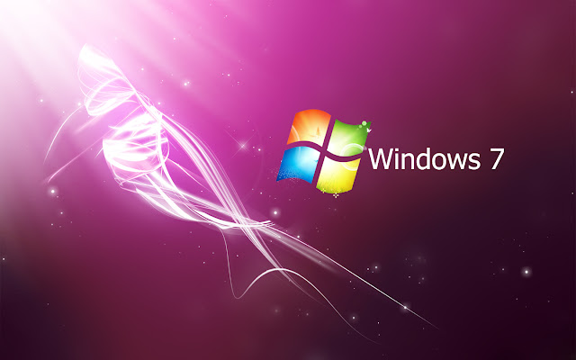 Windows 7 Blue, Green, Pink, Crystal High Definition Backgrounds, 