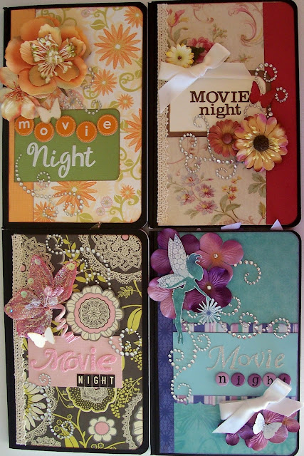 Movie Night Altered Journals Movie Night Altered Journals