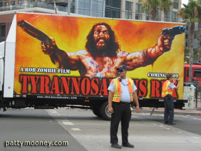 Comic Con vehicle with Rob Zombie film - Photo by San Diego video producer Patty Mooney of Crystal Pyramid Productions