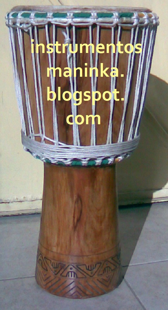 Instrumentos Maninka djembe, costa de marfil
