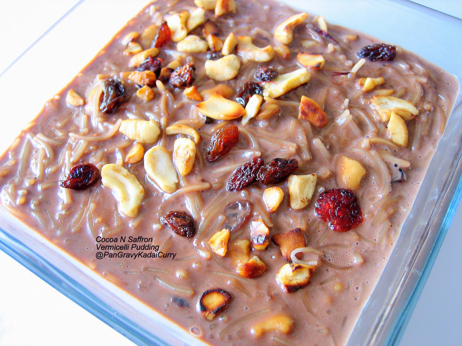 Pan Gravy Kadai Curry Cocoa N Saffron Vermicelli Pudding