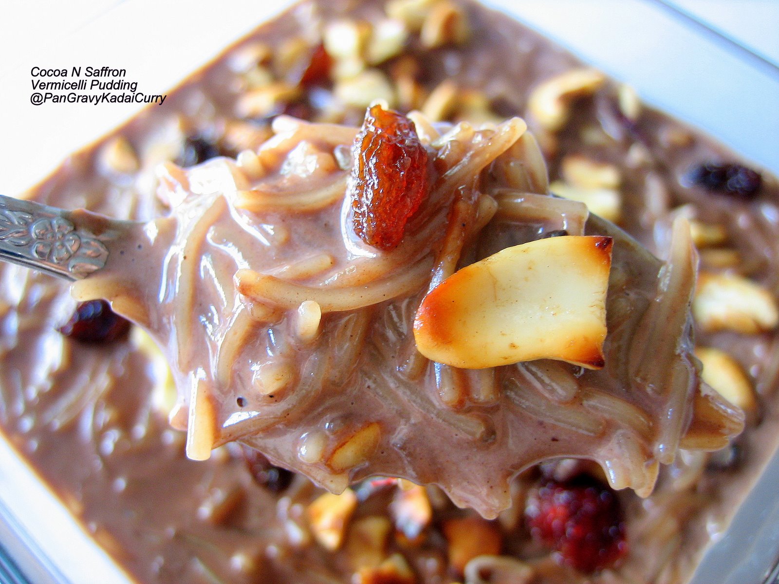Pan Gravy Kadai Curry Cocoa N Saffron Vermicelli Pudding
