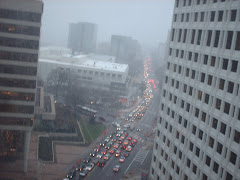 Atlanta Traffic in the "Snow Flurries"