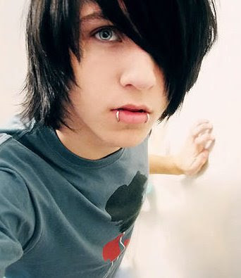 cute emo guys with blue eyes