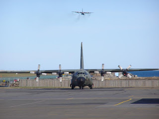 RAAF C130 on approach