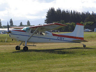Skydive aircraft, Cessna C185A, ZK-CBY