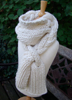 knitqwik: Knitted Braided Scarf