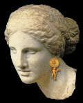 Aphrodite of Knidos "Kaufmann Head" 2nd cent BC, Louvre Museum. Original by Praxiteles 4th cent BC