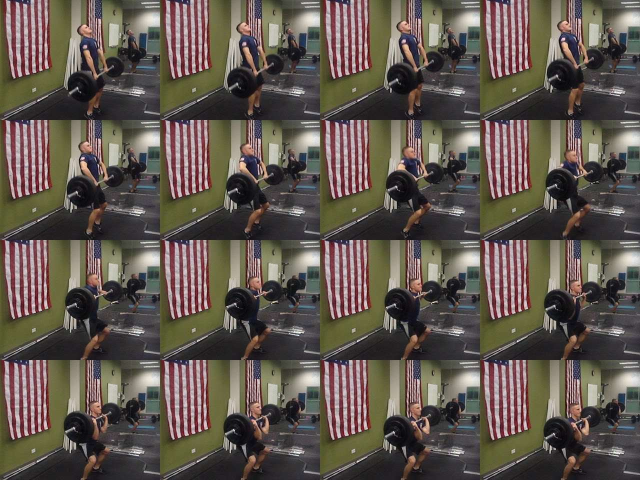 Slow-mo power clean