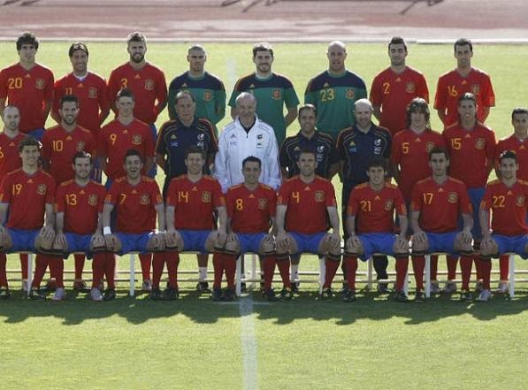 Foto Oficial Selección España Mundial 2010 | Fútbol en Televisión