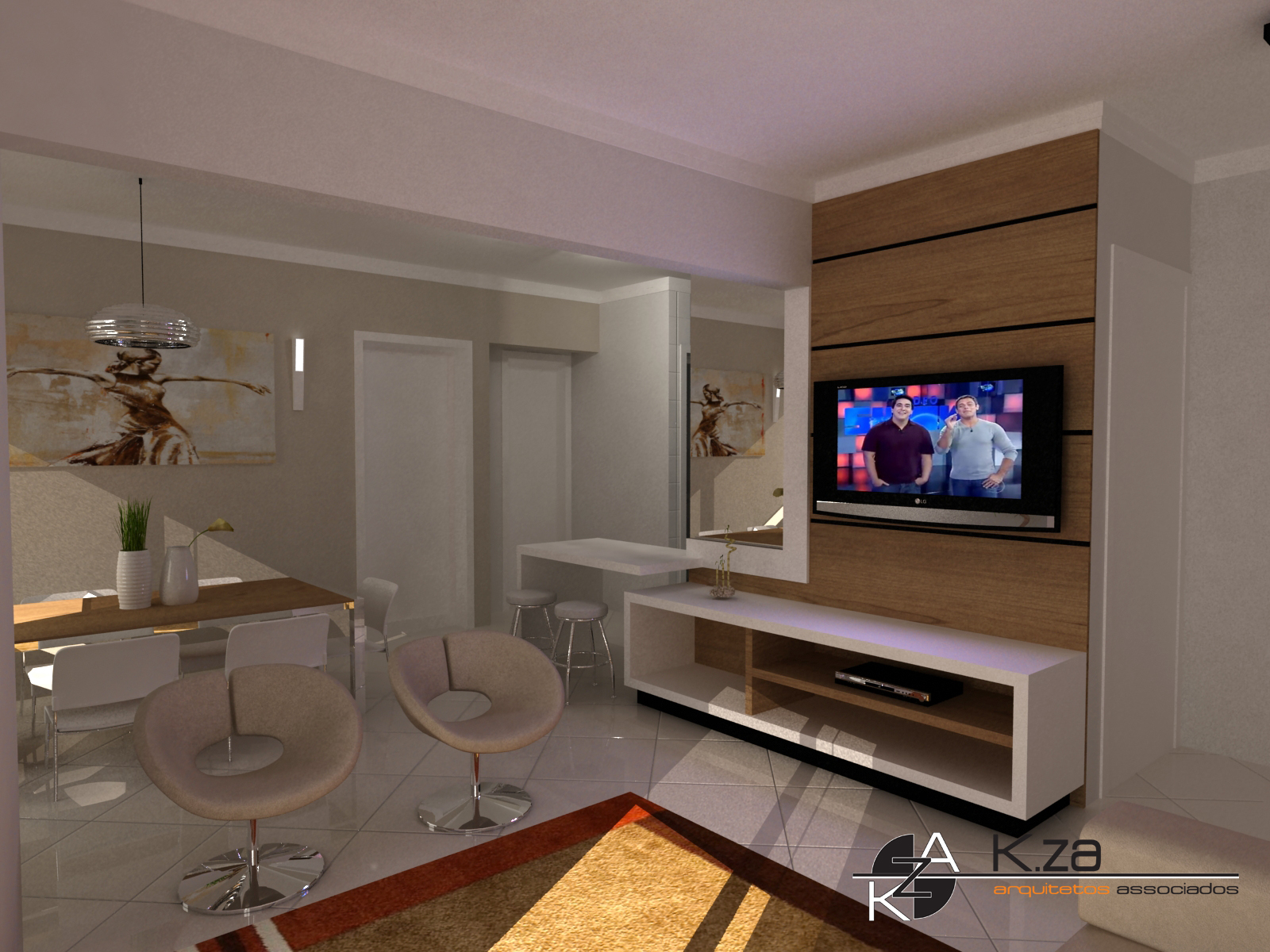 KZA Arquitetos Associados REFORMA APARTAMENTO Jardim Guanabara