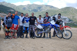 Algunos de los Pilotos del Motoclub Villa de Ojén