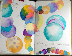 practice watercolor watercolors creativity bleed colors cathartic softness flow playing