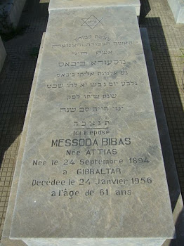 Cementerio Judío de Casablanca. Tumbas de los Bibas (imágenes de lápidas)