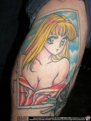 Does the tattoo of the Manga is popular in Europe and America?
