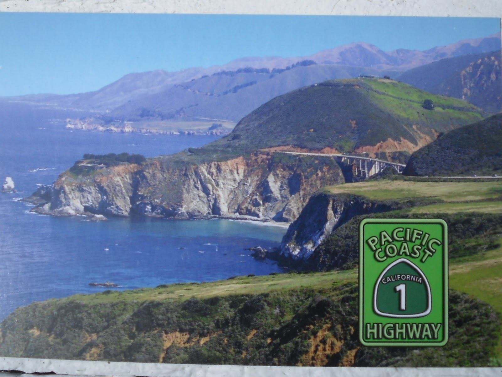 Postcards for Sam: Pacific Coast HWY 1