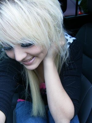 emo hairstyles for long hair. long blonde emo hairstyles.