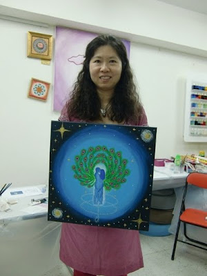 Mandala Blog: Photos of Mandala Painting Workshop on 7 Aug 2010 (Sat)