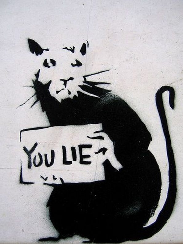 graffiti walls: Amazing Banksy Street Graffiti - Art or Vandalism?