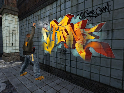 graffiti game ,Mark Ecko, Graffiti Mark Ecko