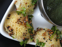 wheat cream dhokla sooji rava peek kitchen into method