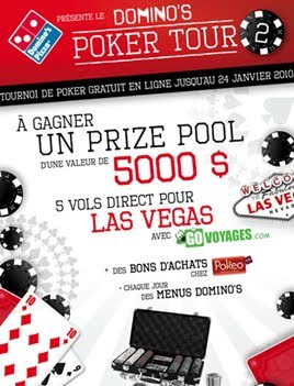 affiche domino's poker tour 2010