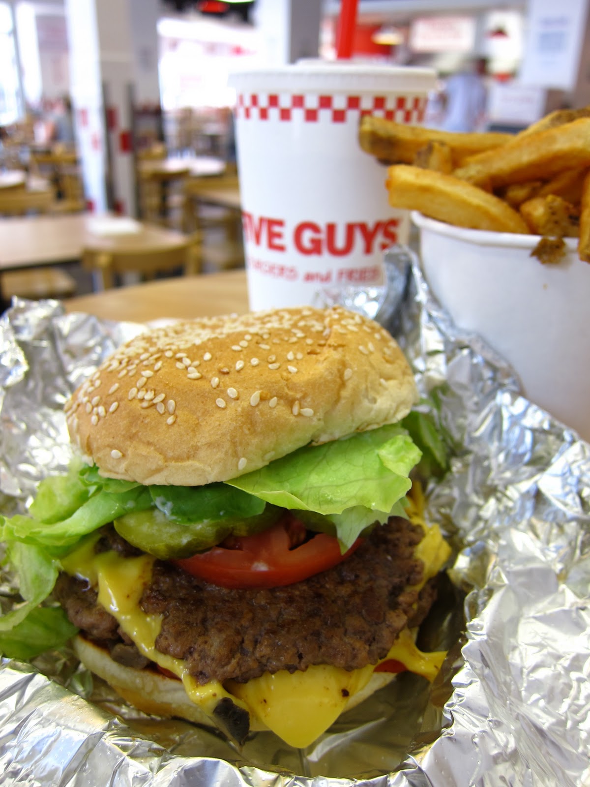 Nordic Nibbler Five Guys, Chicago Restaurant Review