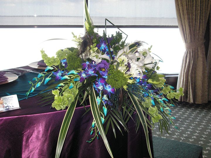 Our final centerpiece was again made for the show and was quite expensive at
