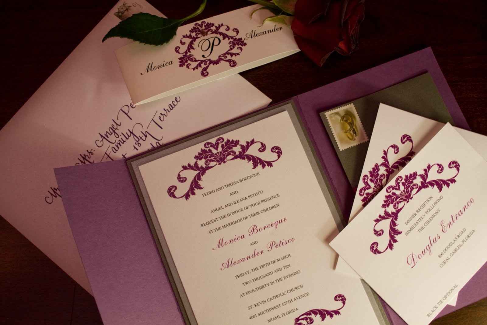 Le Petit Papier Designs By Monica My Wedding Invitations 