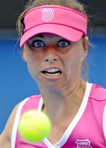 SimonOnSports: Female Tennis Players Make the Funniest Faces