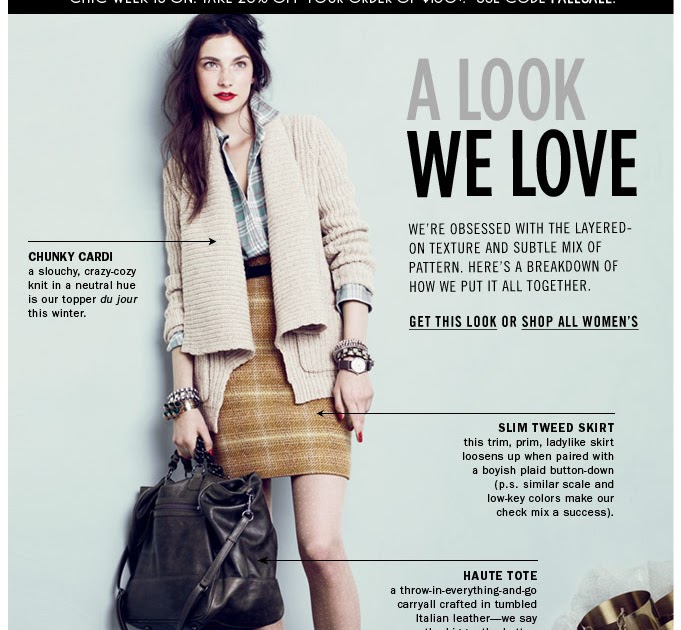 J.Crew Aficionada: J.Crew Email: A look we love (and why)
