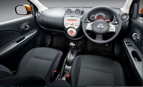 Nissan march салон