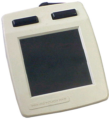 Tandy Computer Touchpad my note: ..perangkat input..