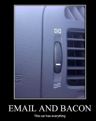 Email And Bacon Demotivational Poster