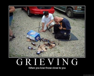 Grieving Demotivational Poster