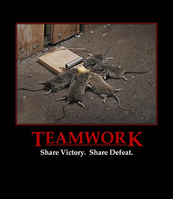 Teamwork Demotivational Poster