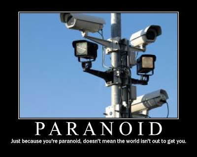 Paranoid Demotivational Poster