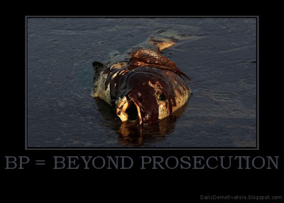 BP = Beyond Prosecution Demotivational Poster